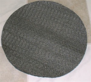 Steel wool floor scrubber pads 17 inch radial