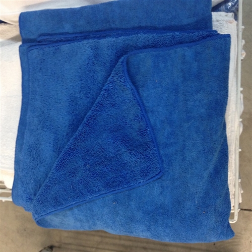 Microfiber Towels, Most Absorbent - 28x54 - Blue