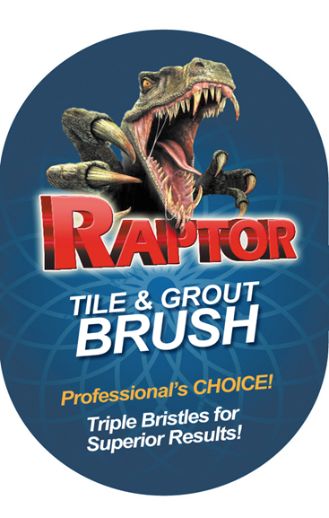 Raptor Tile and Grout Brush