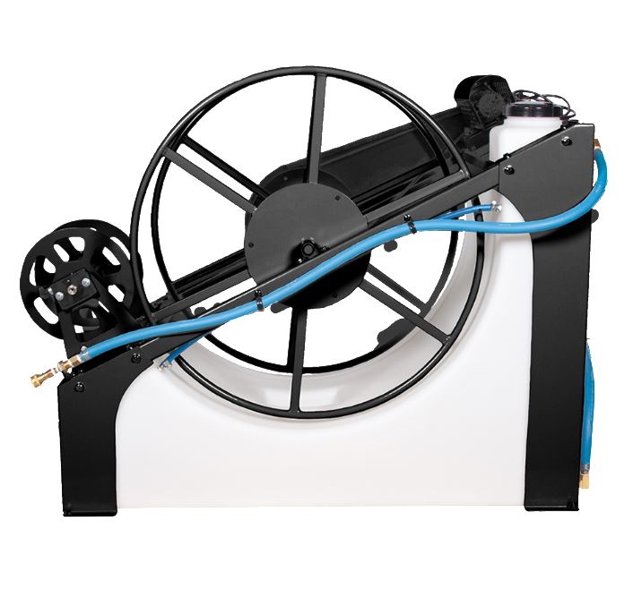 water pond tank with reels for carpet cleaning machine truck-mount sapphire  scientific