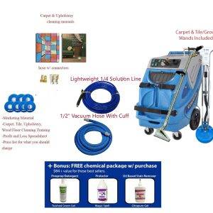 Grout Cleaner Bundle, Electric Stand Up Tile Grout Cleaner Machine