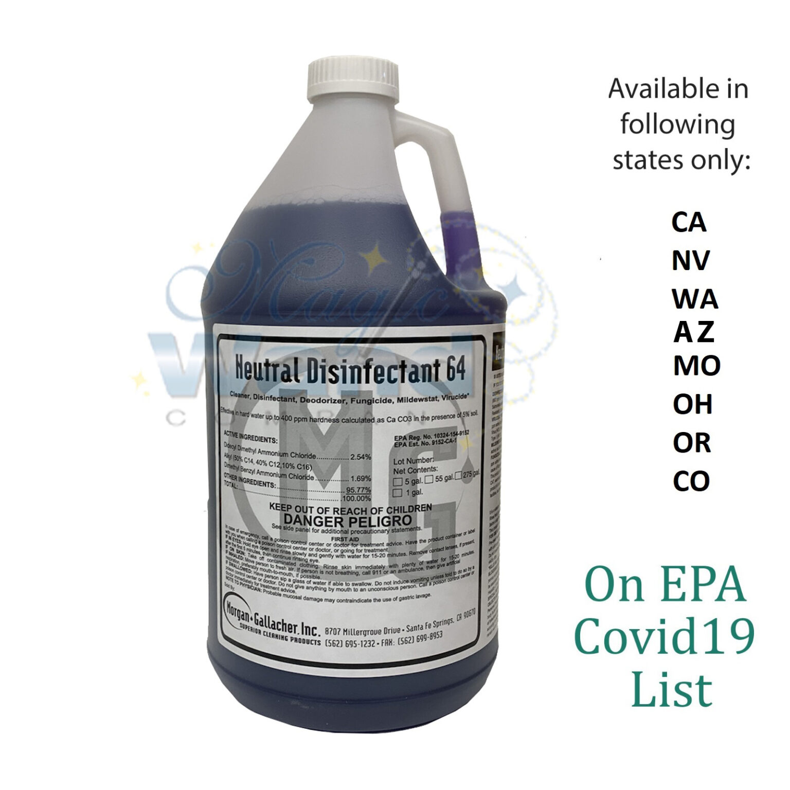 btc 885 neutral disinfectant cleaner 64