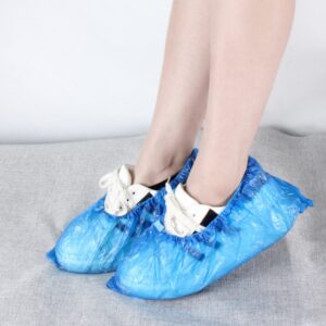 Plastic shoe outlet booties